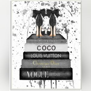 Designer brands & black shoes Wall art